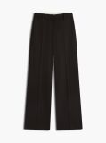 Brown Straight Leg Twill Trousers  Women