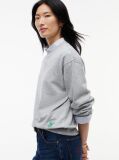 Grey Tonal Logo Crew Neck Sweatshirt  Women