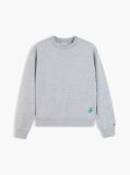 Grey Tonal Logo Crew Neck Sweatshirt  Women