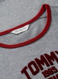 Grey Flock Varsity Logo Slim Ringer T-Shirt  Women