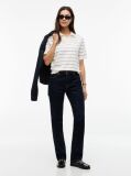 Blue Mid Rise Slim Jeans  Women