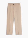 Beige Washed Slim Straight Chinos  Women