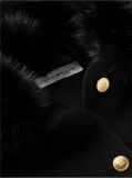 Black Faux Fur Collar Wool Blend Jacket  Women