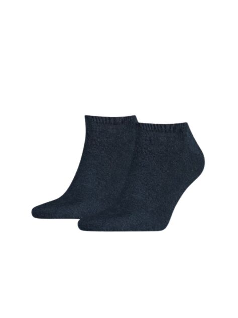 Black 2-Pack Plain Trainer Socks  Men