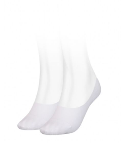 White Tommy Hilfiger Women's Footie 2 pack  Women