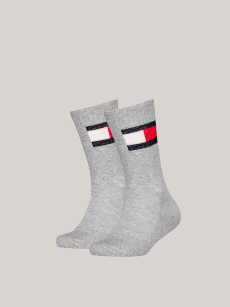 Grey Tommy Hilfiger Κάλτσες 2 Ζεύγη  Kids Unisex
