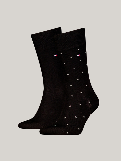 Black Tommy Hilfiger Men's Classic Socks 2 pack  Men