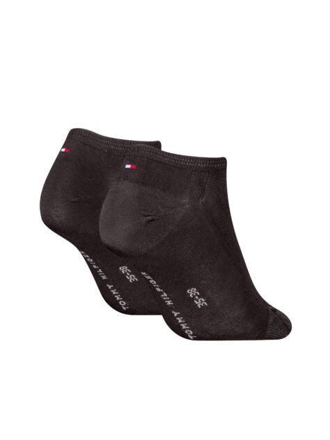 Black 2-Pack Trainer Socks  Women