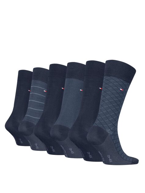 Blue 6-Pack Socks Gift Set  Men