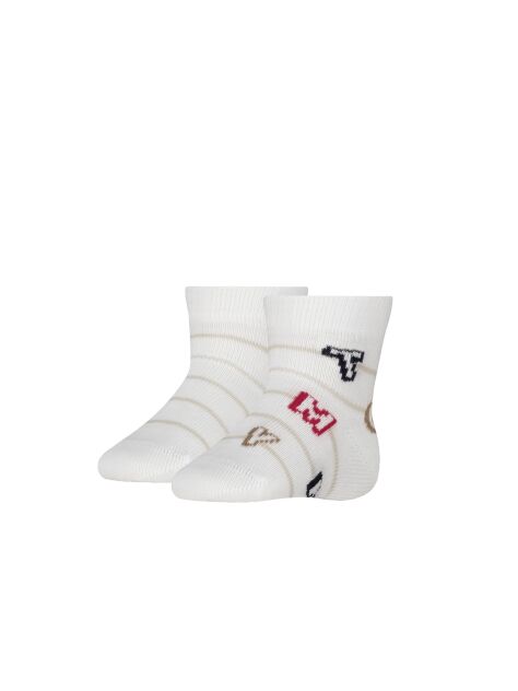 Multi Kids' 2-Pack Stripe Ankle Socks  Newborn