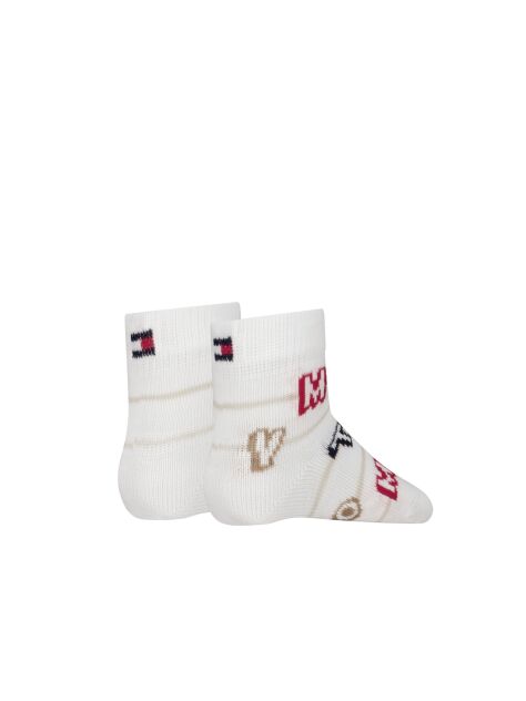 Multi Kids' 2-Pack Stripe Ankle Socks  Newborn