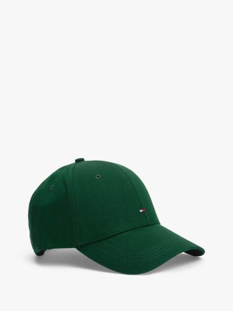 Green Hilfiger Flag Logo Embroidery Baseball Cap  Men