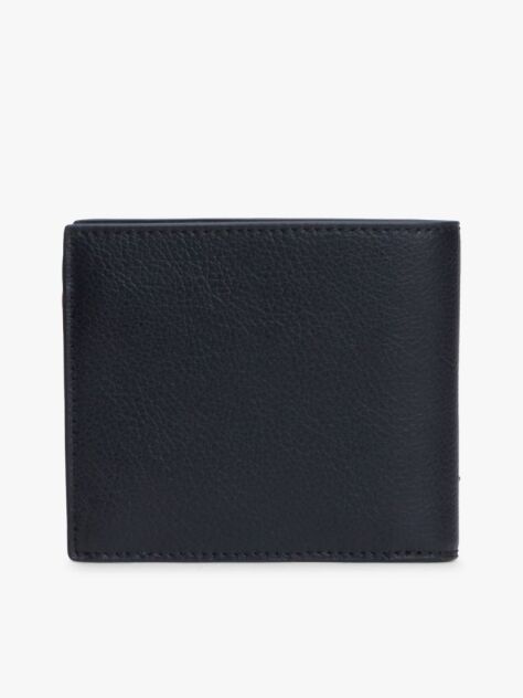 Black Heritage Wallet With Leather  Men