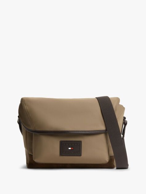 Καφέ Τσάντα Heritage Χιαστί Satchel Με Λογότυπο  Άνδρες
