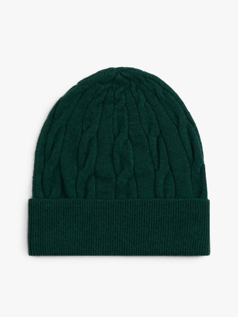 Green TH Crest Knit Beanie  Kids Unisex