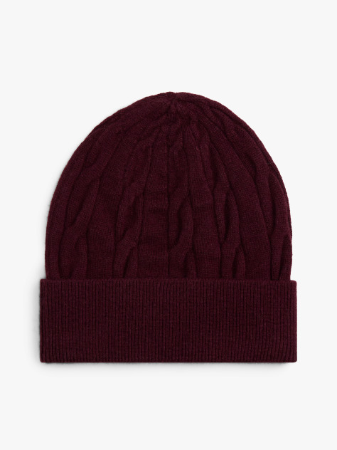 Red TH Crest Knit Beanie  Kids Unisex