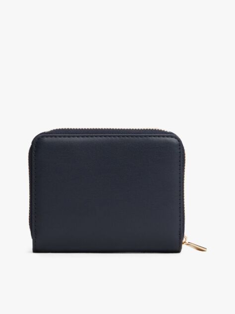 Blue TH Monogram Zip-Around Flap Wallet  Women