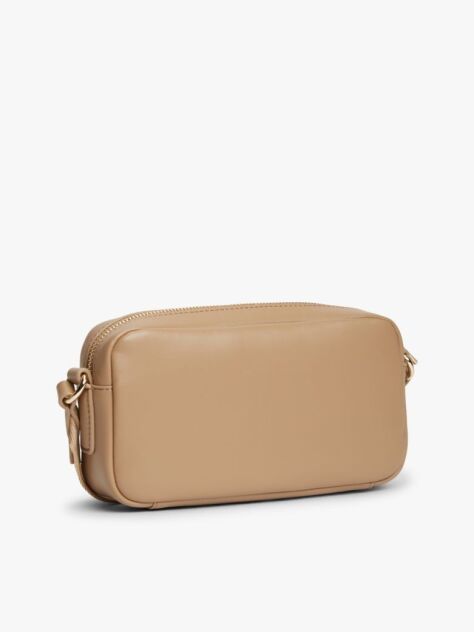 Brown Essential Debossed Crossbody Camera Bag  Women