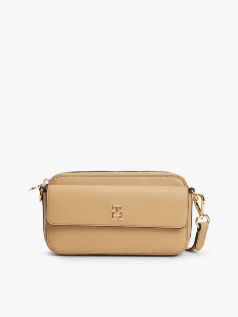 Beige Hilfiger Icon Crossbody Camera Bag  Women