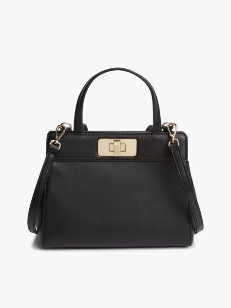 Black Modern Crossbody Satchel  Women