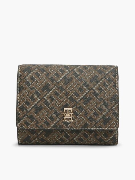 Multi Hilfiger Icon Print Trifold Wallet  Women