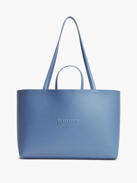 Blue Essential Contrast Logo Tote Bag  Women