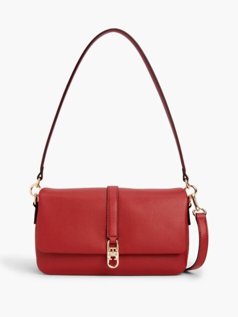 Red TH Monogram Convertible Crossbody Bag  Women