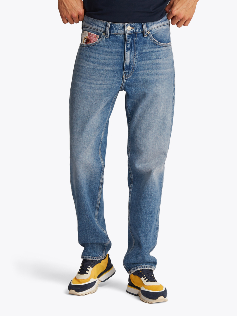 Denim Slim Straight Jeans  Men