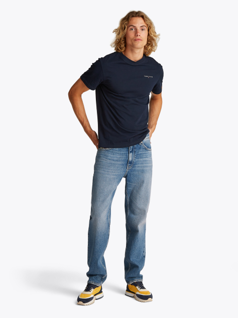 Denim Slim Straight Jeans  Men