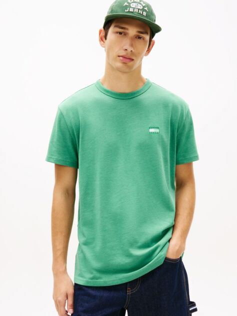 Πράσινο T-Shirt Με Tonal Ετικέτα Tommy  Άνδρες