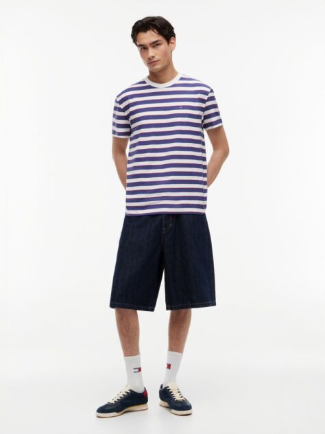 Multi T-Shirt Με Ρίγες Και Σημαία  Άνδρες