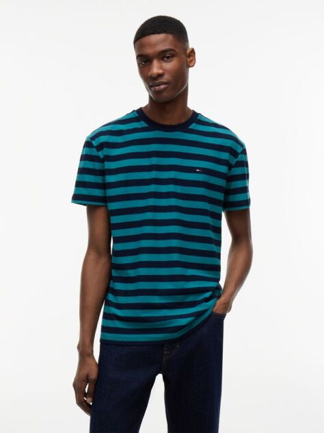 Multi T-Shirt Με Ρίγες Και Σημαία  Άνδρες