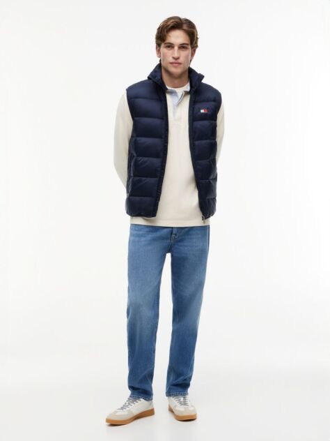 Blue Lightweight Ripstop Packable Down Gilet  Men