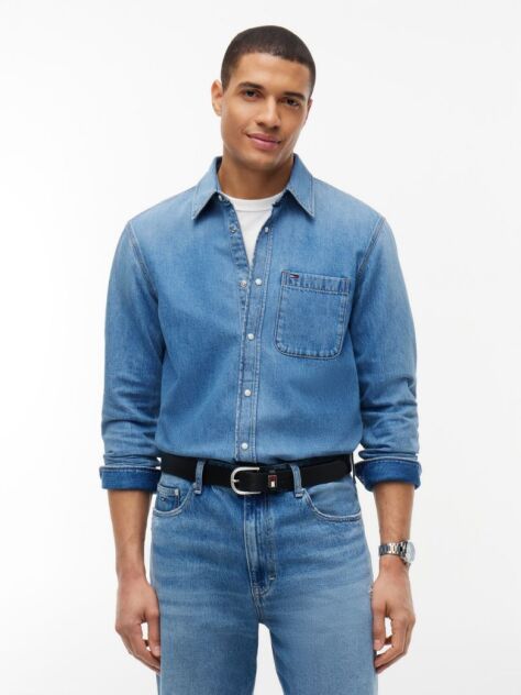 Denim Regular Fit Denim Shirt  Men