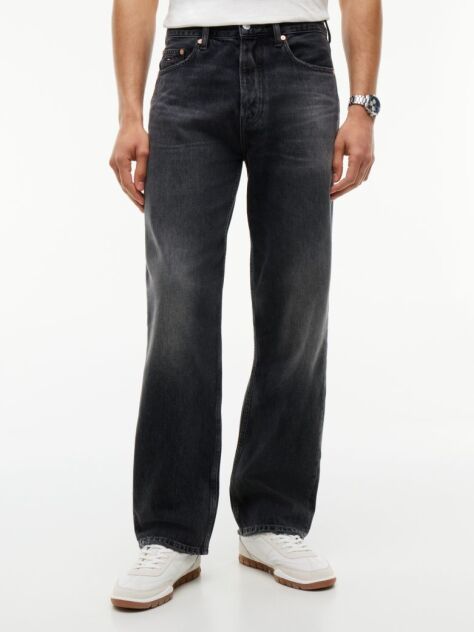 Denim Otis Straight Faded Black Jeans  Men