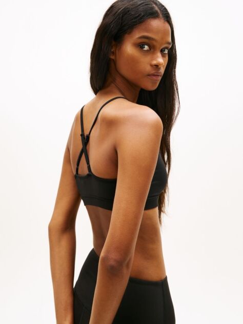 Μαύρο Bralette Τοπ Με Λογότυπο  Γυναίκες