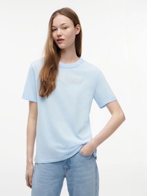 Blue Relaxed Jersey T-Shirt  Women
