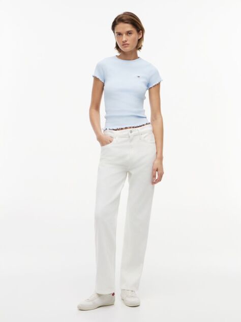 Denim Ψηλόμεσο Slim Τζιν Σε Ίσια Γραμμή  Γυναίκες