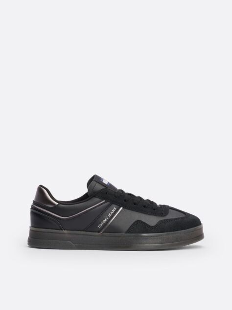 Black The Greenwich Leather Logo Trainers  Women