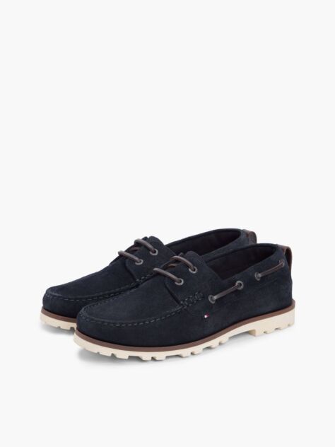 Blue Suede Cleat Lightweight Boat Shoes  Men