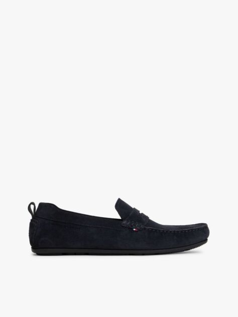 Blue Suede Cleat Driver Shoes  Men