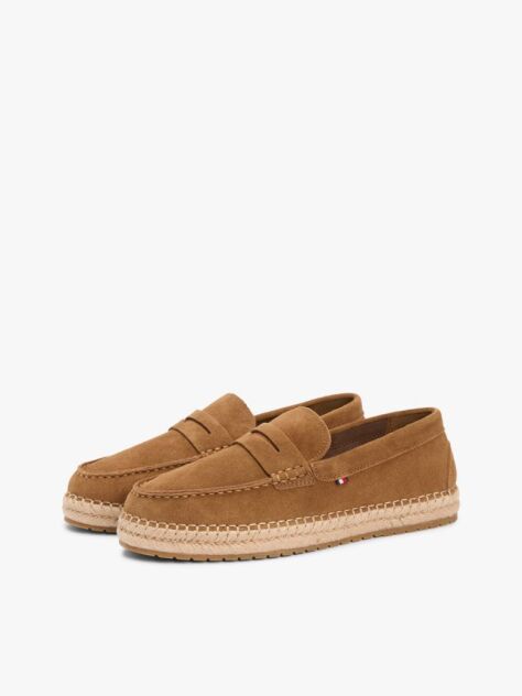 Brown Suede Flexible Sole Espadrilles  Men