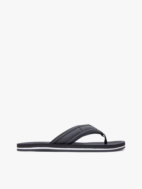 Black Flag Padded Strap Flip-Flops  Men