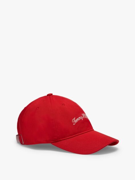 Red Kids' Logo Embroidery Five-Panel Baseball Cap  Kids Unisex