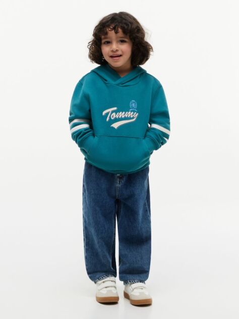 Μπλε Hoody Με Λογότυπο  Αγόρια