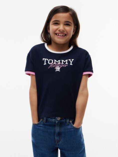 Blue Crest Relaxed T-Shirt  Girls