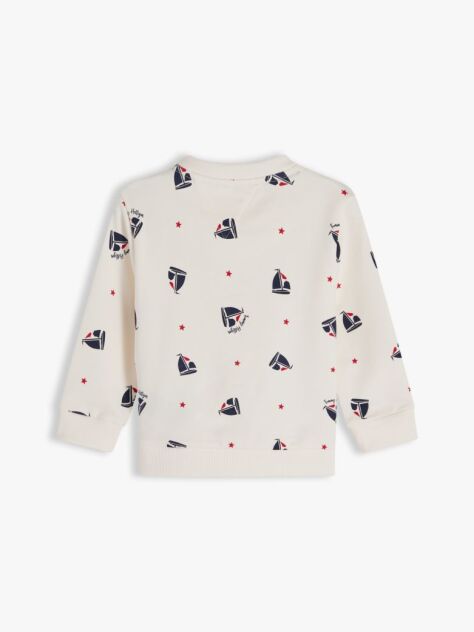 Multi Relaxed Crew Neck Sweatshirt  Newborn