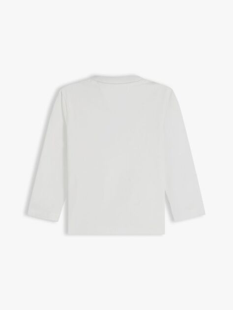 White Rope Logo Jersey Long Sleeve T-Shirt  Newborn