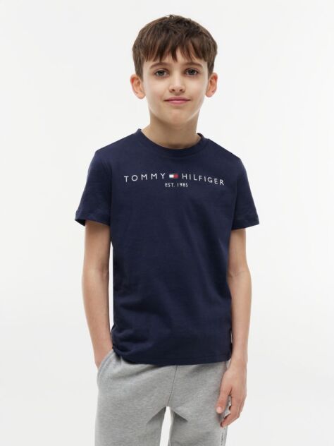 Μπλε T-Shirt Από Οργανικό Βαμβάκι  Παιδί Unisex