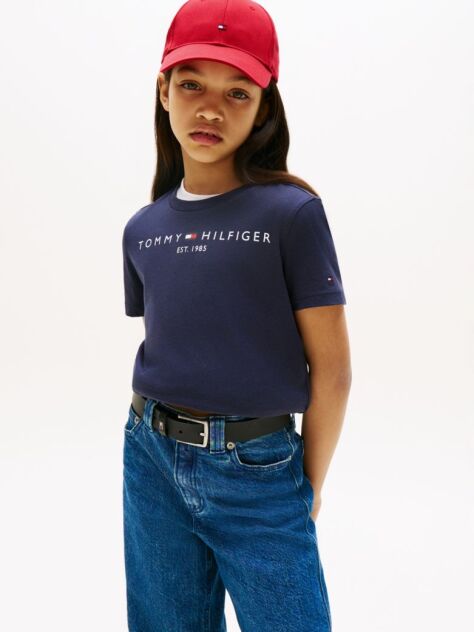 Μπλε T-Shirt Από Οργανικό Βαμβάκι  Παιδί Unisex